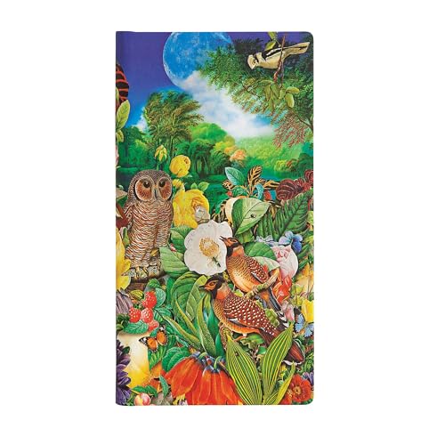 9781439754542: Paperblanks | Moon Garden | Nature Montages | Hardcover | Slim | Lined | Elastic Band Closure | 176 Pg | 85 GSM