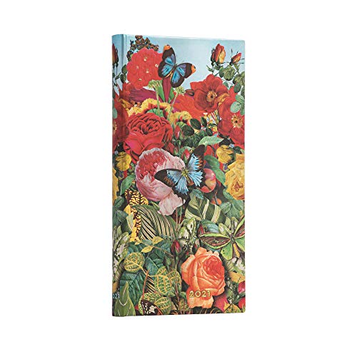 Imagen de archivo de Paperblanks 2021 Butterfly Garden Slim 12-Month a la venta por PlumCircle