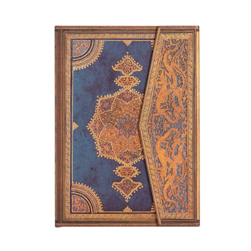 Imagen de archivo de Paperblanks | Safavid Indigo | Safavid Binding Art | Hardcover | Midi | Lined | Wrap Closure | 144 Pg | 120 GSM a la venta por A Good Read