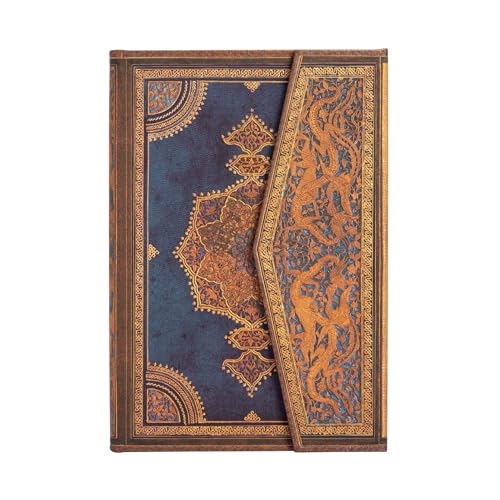 Beispielbild fr Paperblanks - Safavid Indigo - Safavid Binding Art - Mini - Lined - Wrap Closure - 85 Gsm zum Verkauf von Revaluation Books