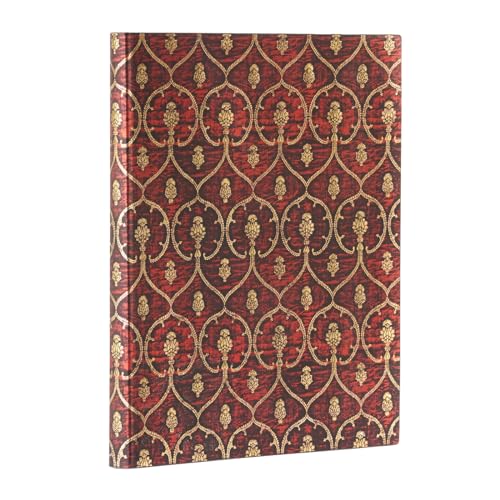 Paperblanks , Red Velvet Ultra Lined Softcover Flexi Journal (Elastic Band Closure)