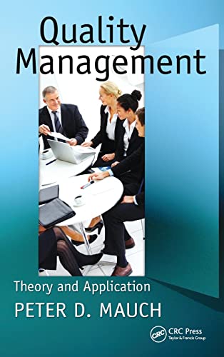 Beispielbild fr Quality Management: Theory and Application zum Verkauf von Blackwell's