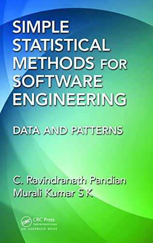 Beispielbild fr Simple Statistical Methods for Software Engineering zum Verkauf von Blackwell's