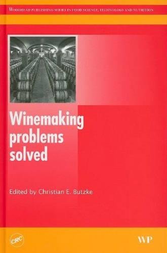 Imagen de archivo de Winemaking Problems Solved (Woodhead Publishing Series in Food Science, Technology and Nutrition) a la venta por dsmbooks