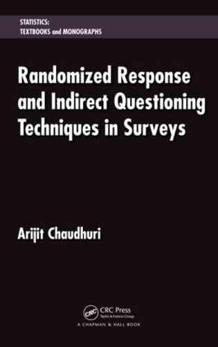 Imagen de archivo de Randomized Response and Indirect Questioning Techniques in Surveys a la venta por Buchpark