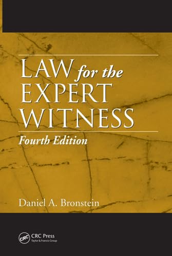 Imagen de archivo de Law for the Expert Witness, Fourth Edition a la venta por Chiron Media