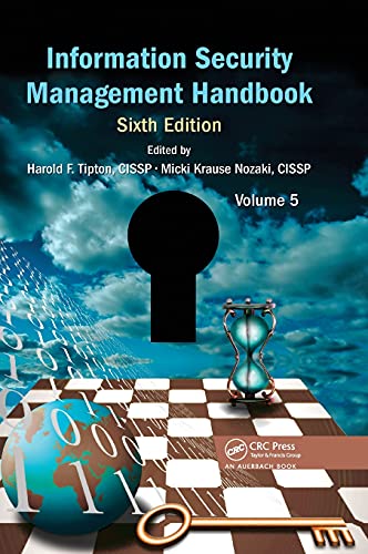 Beispielbild fr Information Security Management Handbook, Volume 5 zum Verkauf von HPB-Red