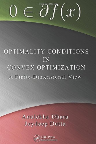 Stock image for OPTIMALITY CONDITIONS IN CONVEX OPTIMIZATION: A FINITE-DIMENSIONAL VIEW for sale by Second Story Books, ABAA