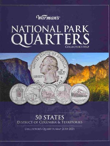 Stock image for Warman's National Park Quarters Collector's Map 2010-2021: 50 States District of Columbil & Territories for sale by Revaluation Books