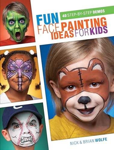 Fun Face Painting Ideas for Kids: 40 Step-by-Step Demos