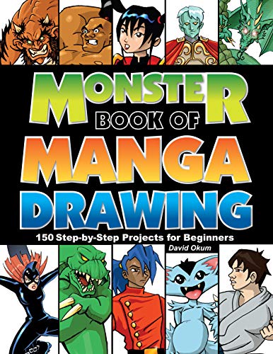 Stock image for Monster Book of Manga Drawing: 150 Step-by-Step Projects for Beginners for sale by Orion Tech