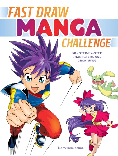 Beispielbild fr Fast Draw Manga Challenge: 50+ Step-by-Step Characters and Creatures zum Verkauf von Your Online Bookstore