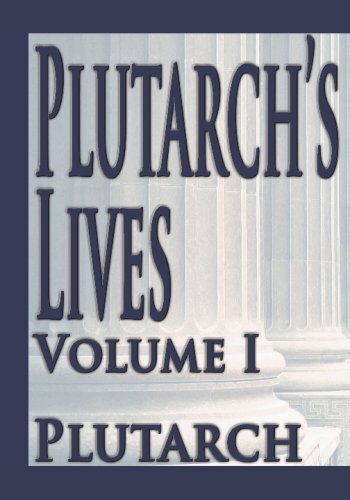 Beispielbild fr Plutarch's Lives: Vol. 1 zum Verkauf von SecondSale