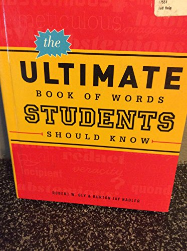 Beispielbild fr The Ultimate Book of Words Students Should Know zum Verkauf von Wonder Book