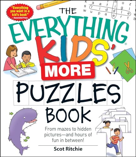 Beispielbild fr The Everything Kids' More Puzzles Book : From Mazes to Hidden Pictures - and Hours of Fun in Between zum Verkauf von Better World Books: West