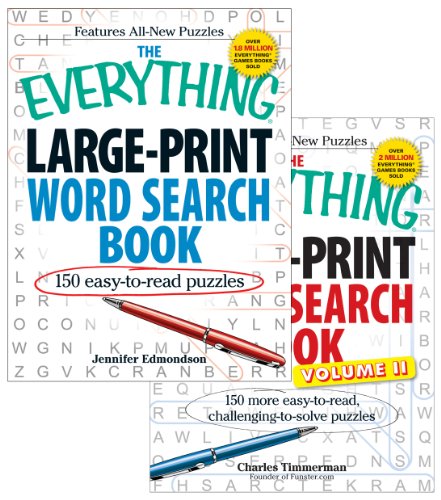 The Everything Large Print Word Search (9781440525186) by Edmondson, Jennifer; Timmerman, Charles