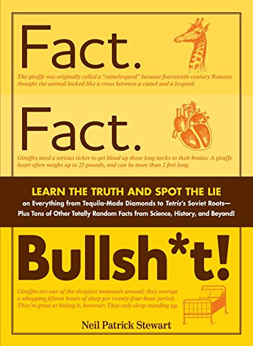Beispielbild fr Fact. Fact. Bullsh*t!: Learn the Truth and Spot the Lie on Everything from Tequila-Made Diamonds to Tetris's Soviet Roots-Plus Tons of Other Totally Random Facts from Science, History, and Beyond! zum Verkauf von Wonder Book
