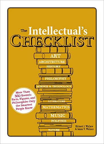 Imagen de archivo de The Intellectual's Checklist a la venta por SecondSale