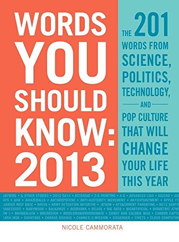 Beispielbild fr Words You Should Know 2013: The 201 Words from Science, Politics, Technology, and Pop Culture That Will Change Your Life This Year zum Verkauf von ThriftBooks-Dallas