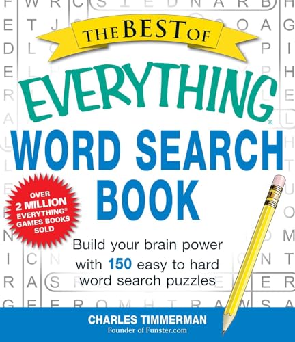 9781440558818: The Best of Everything Word Search Book: Build Your Brain Power with 150 Easy to Hard Word Search Puzzles