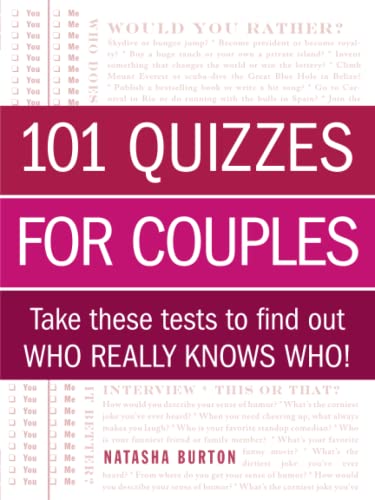 Beispielbild fr 101 Quizzes for Couples : Take These Tests to Find Out Who Really Knows Who! zum Verkauf von Better World Books
