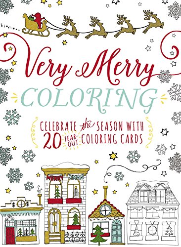 Beispielbild fr Very Merry Coloring: Celebrate the Seaon with 20 Tear-Out Coloring Cards zum Verkauf von WorldofBooks