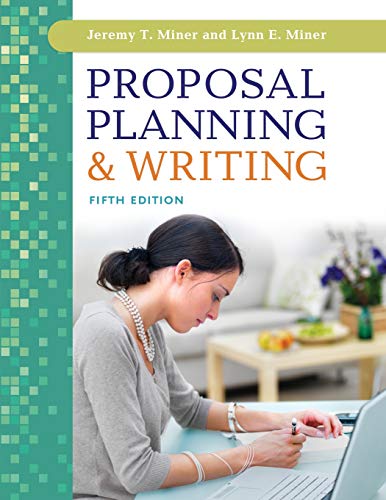 Imagen de archivo de Proposal Planning & Writing a la venta por Once Upon A Time Books