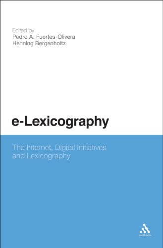 Stock image for e-Lexicography: The Internet, Digital Initiatives and Lexicography for sale by Midtown Scholar Bookstore