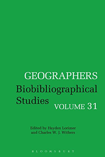 Beispielbild fr Geographers Volume 31: Biobibliographical Studies zum Verkauf von Reuseabook