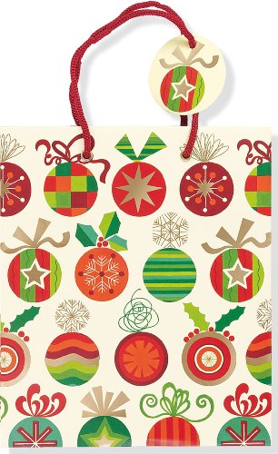 Contemporary Ornaments Holiday Gift Bag (9781441303707) by Peter Pauper Press, Inc.