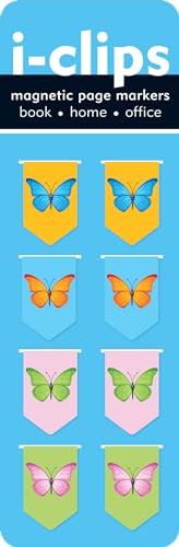 9781441303776: Iclip Magnetic Bookmark Butterflies