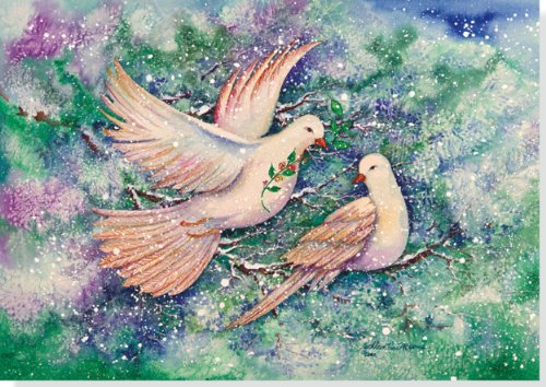 Imagen de archivo de Two Turtledoves Holiday Cards: Gold Foil a la venta por Revaluation Books