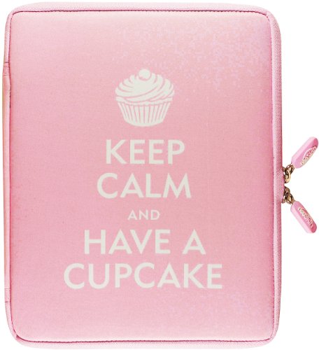 NeoSkin iPad Zip Sleeve, Keep Calm and Have a Cupcake (fits iPad 2 and new iPad) (Neoprene iPad Cover, iPad Case) (9781441308979) by Peter Pauper Press