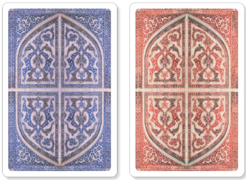 Persian Splendor Premium Plastic Playing Cards, Set of 2, Bridge Size Deck (Standard Index) (9781441309297) by Peter Pauper Press