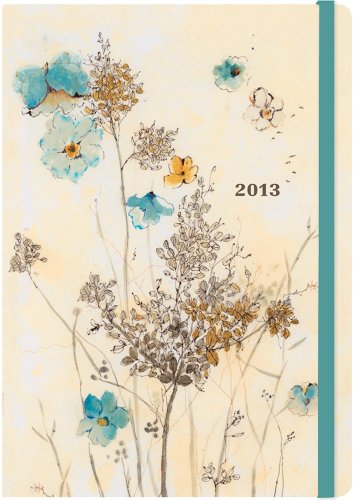 2013 Watercolor Flowers 16-month Weekly Planner (Compact Engagement Calendar) (9781441309389) by Peter Pauper Press