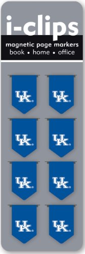 University of Kentucky i-Clips Magnetic Page Markers (Set of 8 Magnetic Bookmarks, Kentucky Wildcats) (9781441309792) by Peter Pauper Press