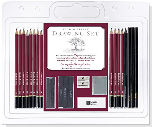 Imagen de archivo de Studio Series 25-Piece Sketch & Drawing Pencil Set (Artist's Pencil & Charcoal Set) a la venta por Books Unplugged