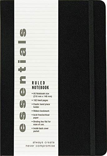 9781441311313: Essentials Large Black Ruled Notebook