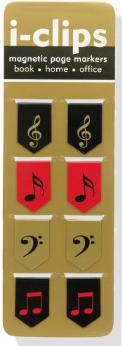 Beispielbild fr Music i-clips Magnetic Page Markers (Set of 8 Magnetic Bookmarks) (English, Italian, German and French Edition) zum Verkauf von Ergodebooks