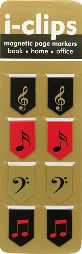 Stock image for Music i-clips Magnetic Page Markers (Set of 8 Magnetic Bookmarks) for sale by Ergodebooks