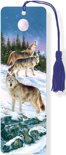 Wolves 3-D Bookmark (Lenticular Bookmark) (9781441313959) by Peter Pauper Press