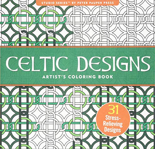 Stock image for Celtic Designs Adult Coloring Book (31 stress-relieving designs) (Studio) for sale by ZBK Books