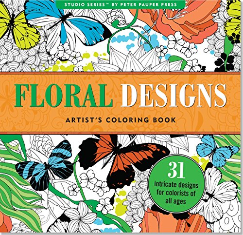 Beispielbild fr Floral Designs Artist's Coloring Book (Studio) zum Verkauf von medimops