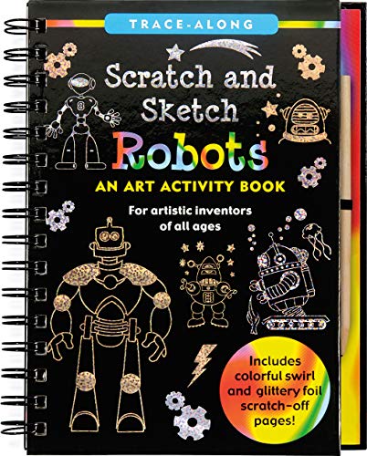 Stock image for Scratch &amp; Sketch Robots (Trace-Along) for sale by Blackwell's