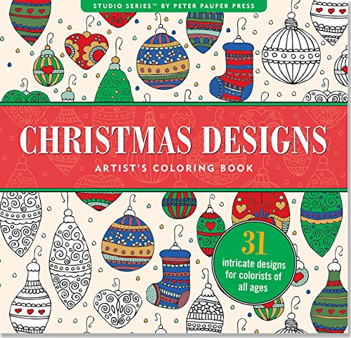 CHRISTMAS DESIGNS: Artist^s Coloring Book (Studio Series)