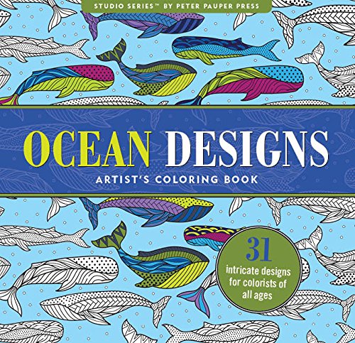 Stock image for Ocean Designs Adult Coloring Book (31 stress-relieving designs) (Studio) for sale by SecondSale
