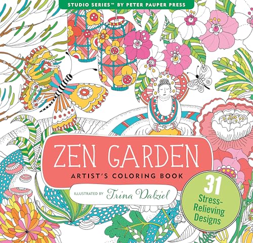 Stock image for Zen Garden Adult Coloring Book (31 stress-relieving designs) (Artists' Coloring Books) for sale by SecondSale
