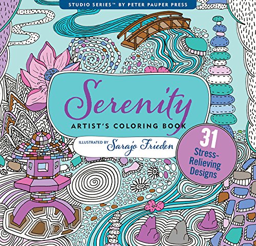 9781441320070: Serenity Adult Coloring Book: 31 Stress-Relieving Designs (Studio Series Artist's Coloring Book)