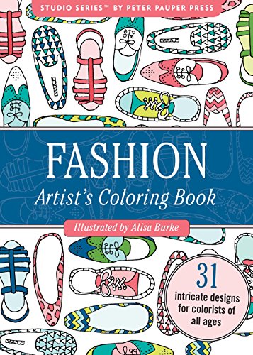 Imagen de archivo de Fashion Portable Adult Coloring Book (31 stress-relieving designs) a la venta por GF Books, Inc.