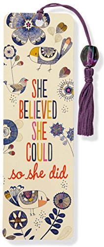 9781441321749: She Believed She Could Beaded Bookmark